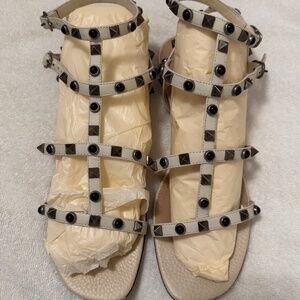 Valentino Rockstud Caged Sandal